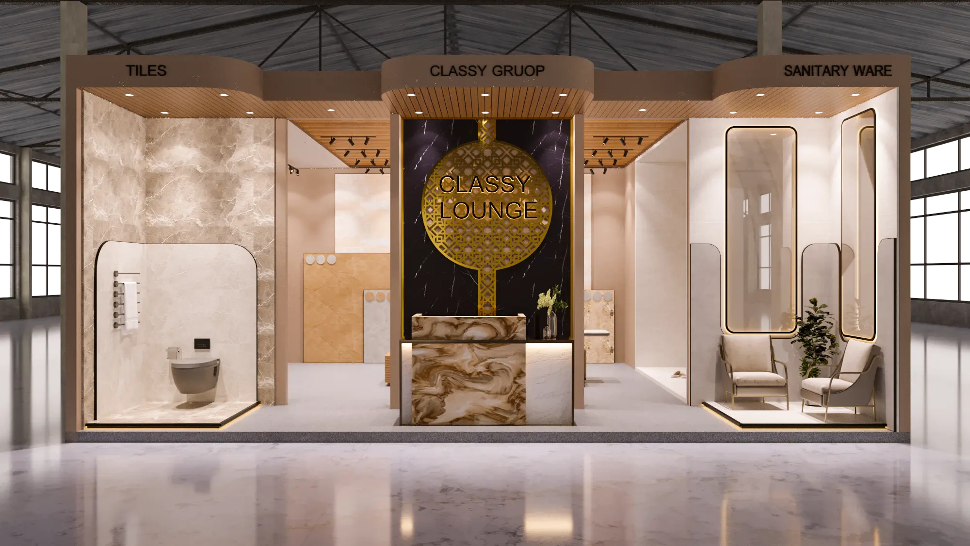 Exhibition Stall – Render Series